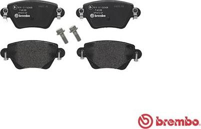 Brembo P 68 028 - Тормозные колодки, дисковые, комплект autodnr.net