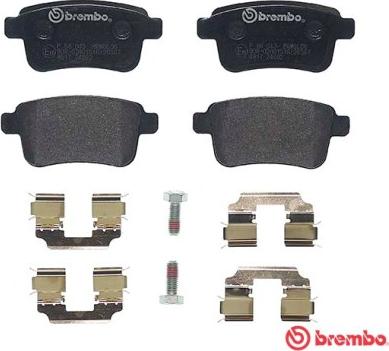 Brembo P 68 043 - Гальмівні колодки, дискові гальма autocars.com.ua