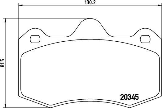 Brembo P 68 051 - Гальмівні колодки, дискові гальма autocars.com.ua