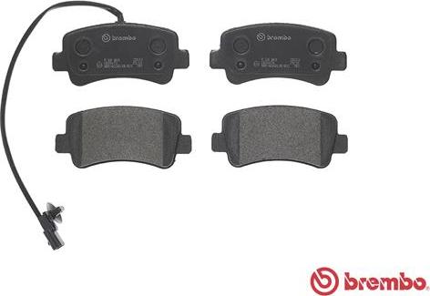 Brembo P 68 063 - Гальмівні колодки, дискові гальма autocars.com.ua