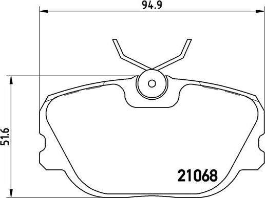 Brembo P 71 004 - Гальмівні колодки, дискові гальма autocars.com.ua