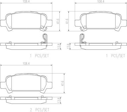 Brembo P78011N - Гальмівні колодки, дискові гальма autocars.com.ua