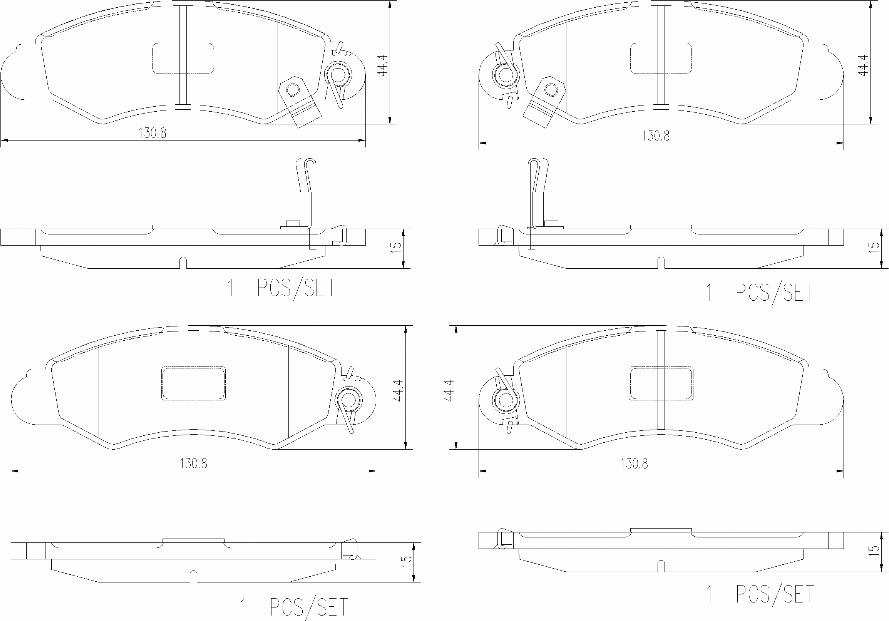 Brembo P78012N - Гальмівні колодки, дискові гальма autocars.com.ua