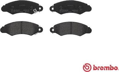 Brembo P 78 012 - Гальмівні колодки, дискові гальма autocars.com.ua