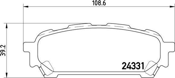 Brembo P 78 014 - Тормозные колодки, дисковые, комплект avtokuzovplus.com.ua