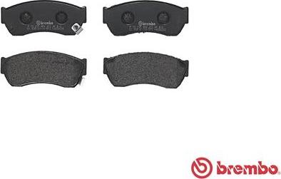 Brembo P 79 005 - Тормозные колодки, дисковые, комплект avtokuzovplus.com.ua