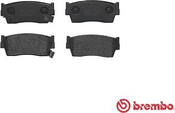 Brembo P 79 006 - Гальмівні колодки, дискові гальма autocars.com.ua