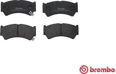 Brembo P 79 013 - Тормозные колодки, дисковые, комплект avtokuzovplus.com.ua