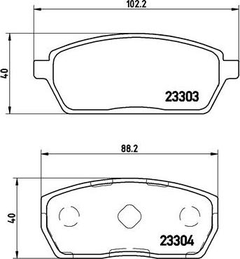 Brembo P 79 017 - Гальмівні колодки, дискові гальма autocars.com.ua