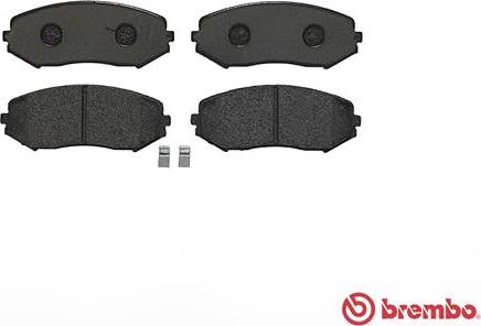 Brembo P 79 018 - Гальмівні колодки, дискові гальма autocars.com.ua