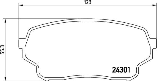 Brembo P 79 019 - Гальмівні колодки, дискові гальма autocars.com.ua