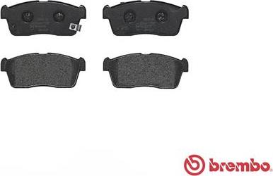 Brembo P 79 020 - Тормозные колодки, дисковые, комплект autodnr.net