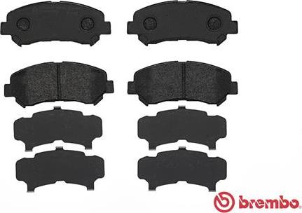 Brembo P 79 028 - Гальмівні колодки, дискові гальма autocars.com.ua