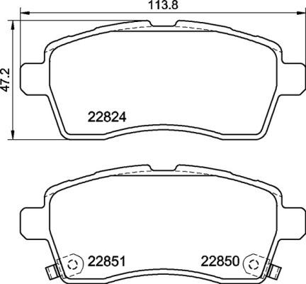 Brembo P 79 037 - Тормозные колодки, дисковые, комплект autodnr.net