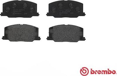 Brembo P 83 016 - Гальмівні колодки, дискові гальма autocars.com.ua