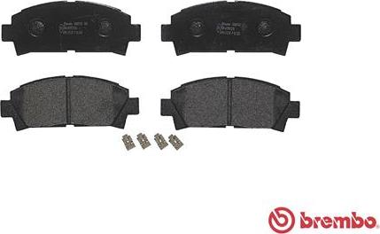 Brembo P 83 028 - Гальмівні колодки, дискові гальма autocars.com.ua