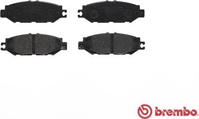 Brembo P 83 036 - Тормозные колодки, дисковые, комплект avtokuzovplus.com.ua