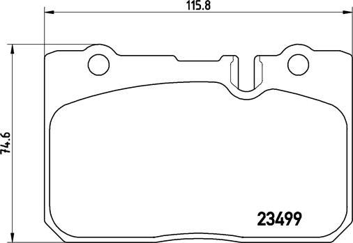 Brembo P 83 039 - Тормозные колодки, дисковые, комплект avtokuzovplus.com.ua