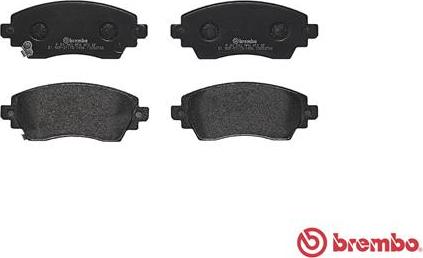 Brembo P 83 042 - Тормозные колодки, дисковые, комплект autodnr.net