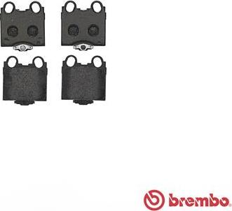 Brembo P 83 045 - Гальмівні колодки, дискові гальма autocars.com.ua