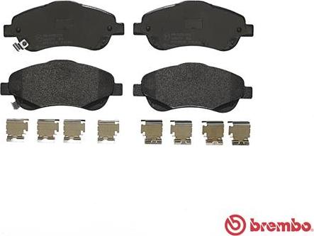 Brembo P 83 046 - Тормозные колодки, дисковые, комплект autodnr.net