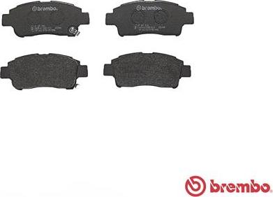 Brembo P 83 050 - Гальмівні колодки дискові autocars.com.ua