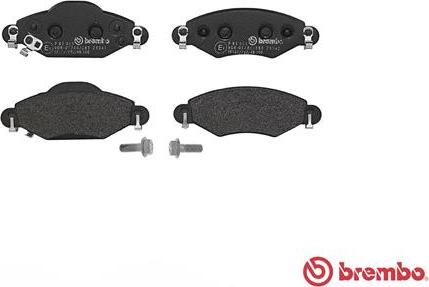 Brembo P 83 053 - Гальмівні колодки дискові autocars.com.ua