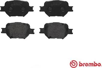 Brembo P 83 054 - Тормозные колодки, дисковые, комплект autodnr.net