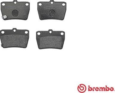 Brembo P 83 057 - Гальмівні колодки, дискові гальма autocars.com.ua