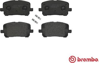 Brembo P 83 061 - Тормозные колодки, дисковые, комплект avtokuzovplus.com.ua