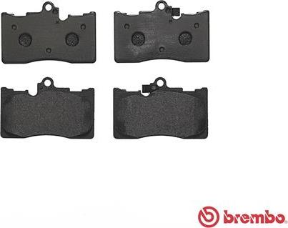 Brembo P 83 072 - Гальмівні колодки, дискові гальма autocars.com.ua