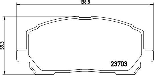 Brembo P 83 078 - Гальмівні колодки дискові autocars.com.ua