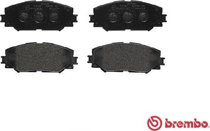 Brembo P 83 082 - Гальмівні колодки, дискові гальма autocars.com.ua