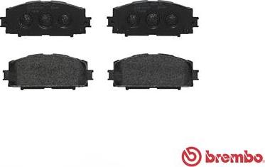 Brembo P 83 086 - Тормозные колодки, дисковые, комплект avtokuzovplus.com.ua