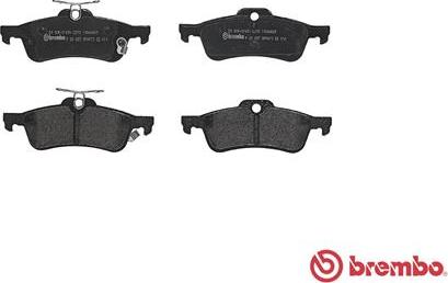 Brembo P 83 087 - Гальмівні колодки, дискові гальма autocars.com.ua