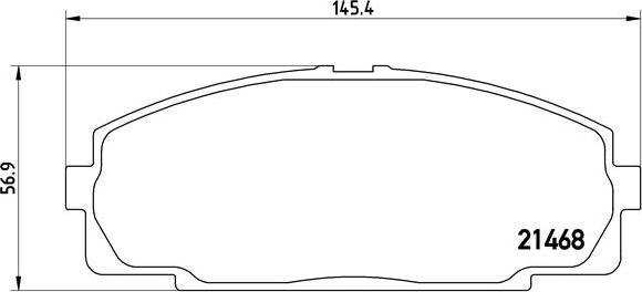 Brembo P 83 092 - Гальмівні колодки, дискові гальма autocars.com.ua