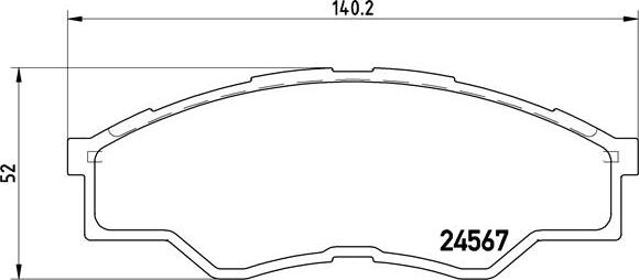 Brembo P 83 096 - Гальмівні колодки, дискові гальма autocars.com.ua