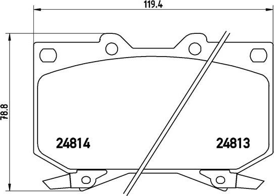 Brembo P 83 108 - Гальмівні колодки, дискові гальма autocars.com.ua