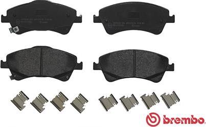 Brembo P 83 109 - Тормозные колодки, дисковые, комплект autodnr.net