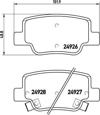 Brembo P 83 114 - Гальмівні колодки, дискові гальма autocars.com.ua