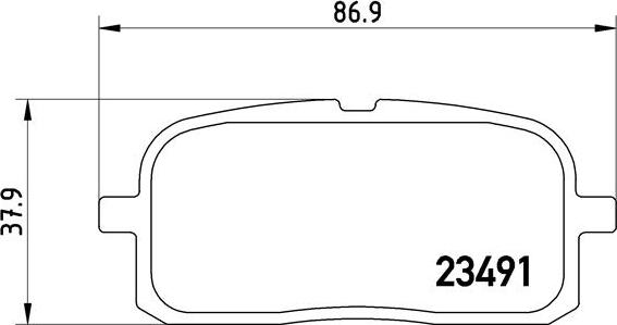 Brembo P 83 116 - Тормозные колодки, дисковые, комплект autodnr.net