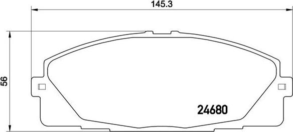 Brembo P 83 139 - Тормозные колодки, дисковые, комплект autodnr.net