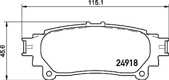 Brembo P 83 152 - Тормозные колодки, дисковые, комплект avtokuzovplus.com.ua