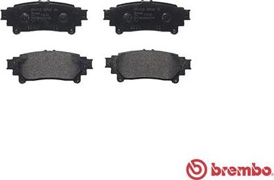 Brembo P 83 152 - Тормозные колодки, дисковые, комплект avtokuzovplus.com.ua