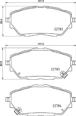 Brembo P 83 171 - Гальмівні колодки, дискові гальма autocars.com.ua