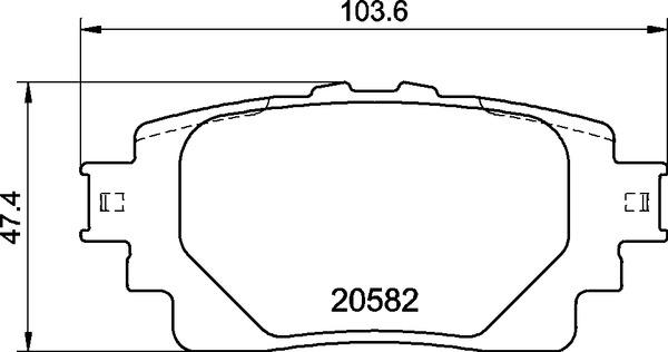 Brembo P 83 174 - Тормозные колодки, дисковые, комплект avtokuzovplus.com.ua