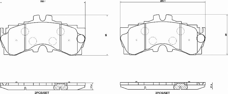 Brembo P83180N - Гальмівні колодки, дискові гальма autocars.com.ua