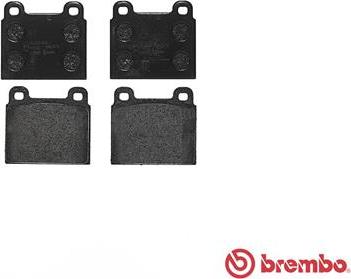 Brembo P 85 002 - Тормозные колодки, дисковые, комплект avtokuzovplus.com.ua