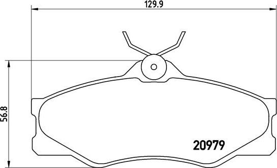 Brembo P 85 008 - Гальмівні колодки, дискові гальма autocars.com.ua