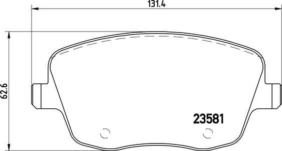 Brembo P 85 057X - Гальмівні колодки, дискові гальма autocars.com.ua